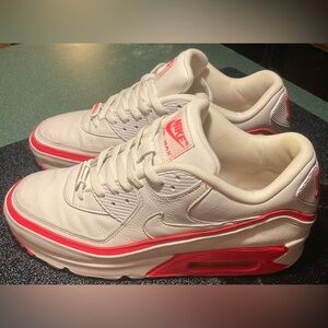 Nike Air Max 90 Undefeated White Solar Red - Men’s Size 9.5
